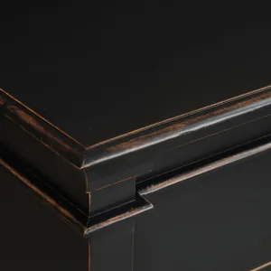 Turin 70" Dresser in Distressed Black