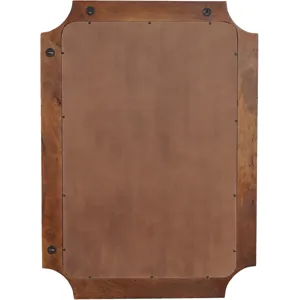 Turin 31" Mirror in Distressed Black