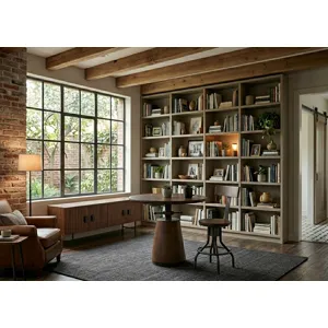 Verbania 67" Plasma Cabinet in Pecan Brown