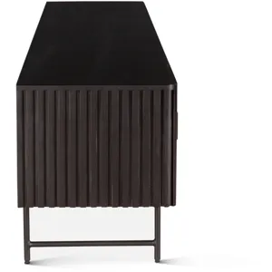 Verbania 98" Plasma Cabinet in Matte Black
