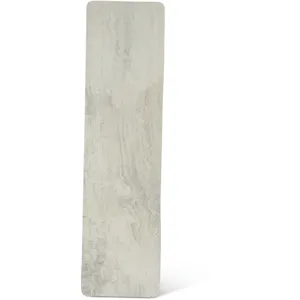 Vista 60" Console Table with White Travertine and Light Base