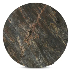 Vista 36" Coffee Table with Lava Marble and Dark Base
