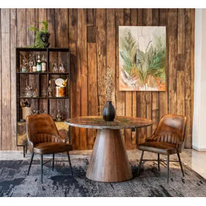 Leeds 21" Dining Chair in Antique Whiskey