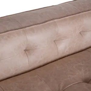 Grosvenor Milano 106" Sofa in Vintage Cream Top Grain Leather