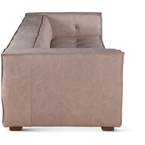 Grosvenor Milano 106" Sofa in Vintage Cream Top Grain Leather