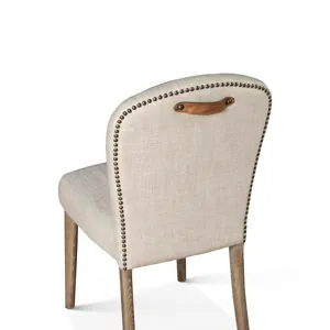 Upholstered Seating Jessie 18" Dining Chair in Beige Linen