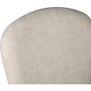 Upholstered Seating Jessie 18" Dining Chair in Beige Linen