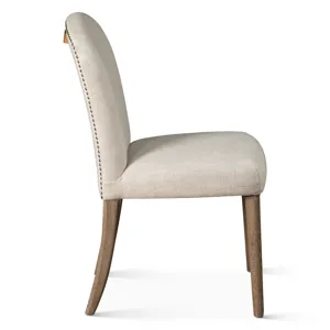 Upholstered Seating Jessie 18" Dining Chair in Beige Linen