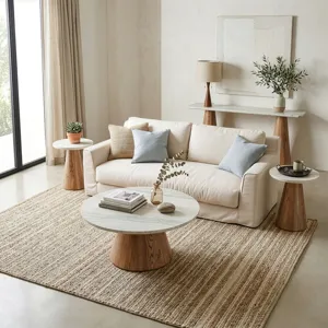 Gatsby Palladium Sofa in White Linen Slipcover