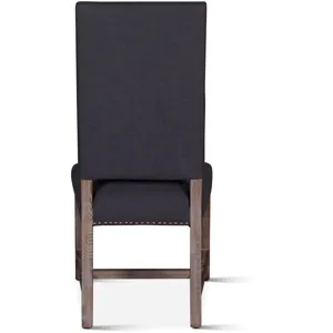 Upholstered Seating Darcy 21" Upholstered Dining Chair in Dark Gray Linen