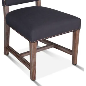 Upholstered Seating Darcy 21" Upholstered Dining Chair in Dark Gray Linen