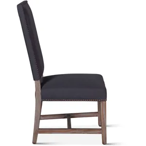 Upholstered Seating Darcy 21" Upholstered Dining Chair in Dark Gray Linen