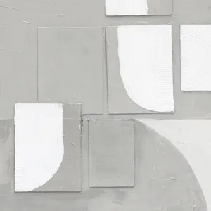 Palette Cutout Collage Hand Painted Framed Diptych