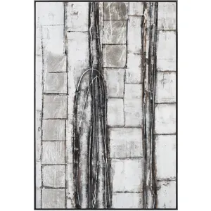 Palette Nature Canvas Hand Painted Framed Diptych