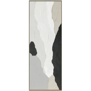 Palette Ripped Reflections Hand Painted Framed Triptych