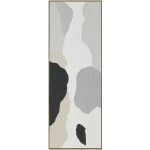 Palette Ripped Reflections Hand Painted Framed Triptych