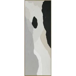 Palette Ripped Reflections Hand Painted Framed Triptych