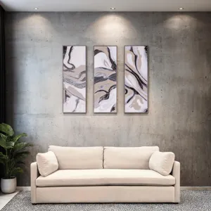 Palette Serenity Hand Painted Framed Triptych