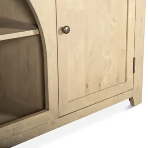 Grassroots Mission 80" Sideboard in Gray Birch