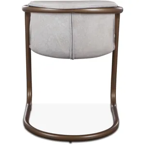 Portofino 22" Dining Chair in Vintage White Leather