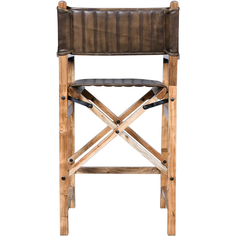 Leeds 23" Folding Counter Chair in Antique Whiskey