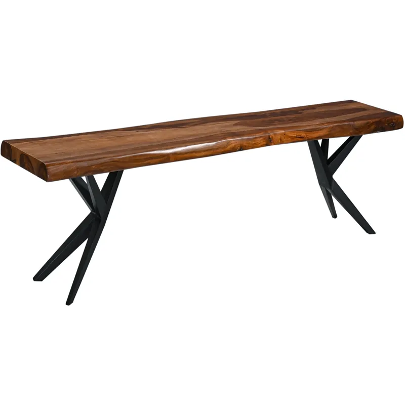 Austin Loft 90" Bench in Natural Sheesham