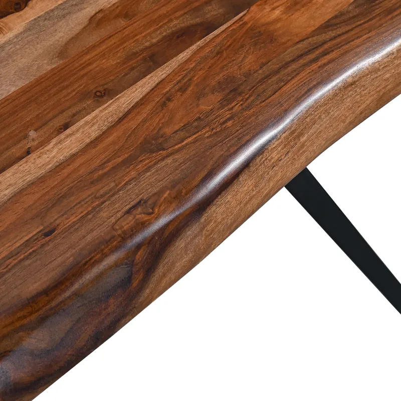 Austin Loft 72" Dining Table in Natural Sheesham
