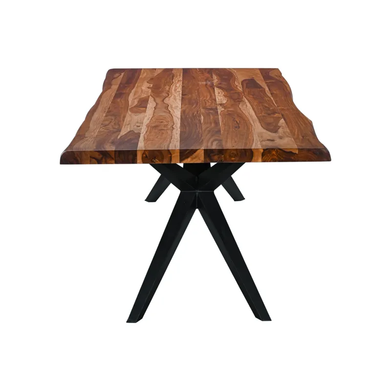 Austin Loft 94" Dining Table in Natural Sheesham