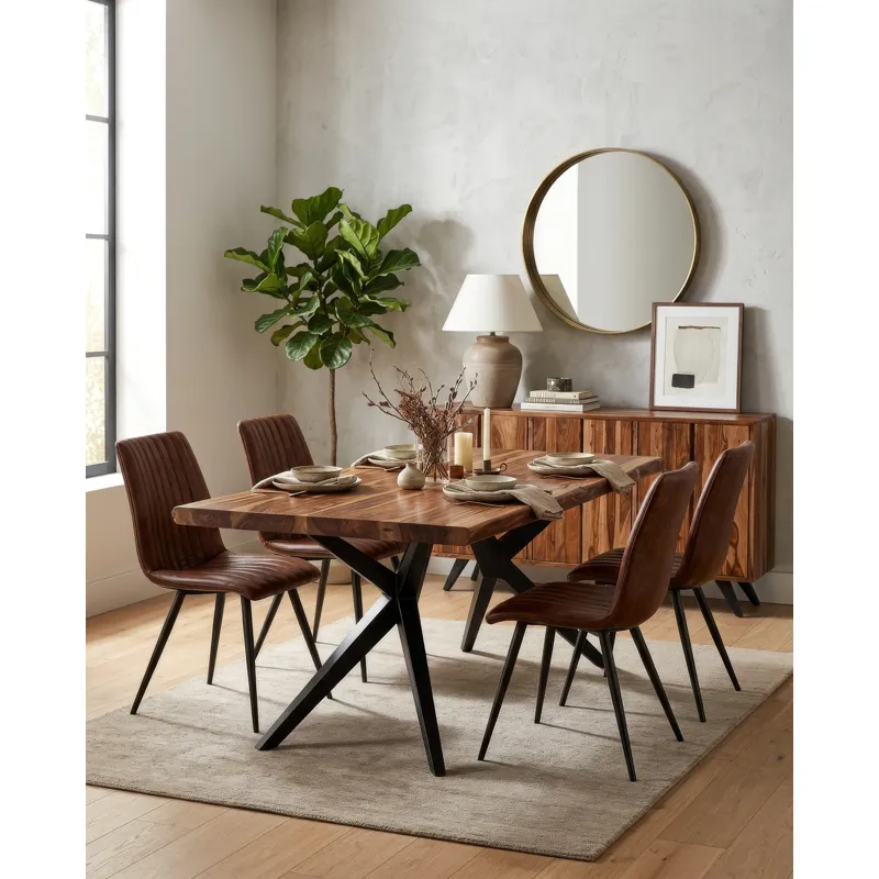 Essex Chelsea 19" Dining Chair in Hand Washed Chestnut