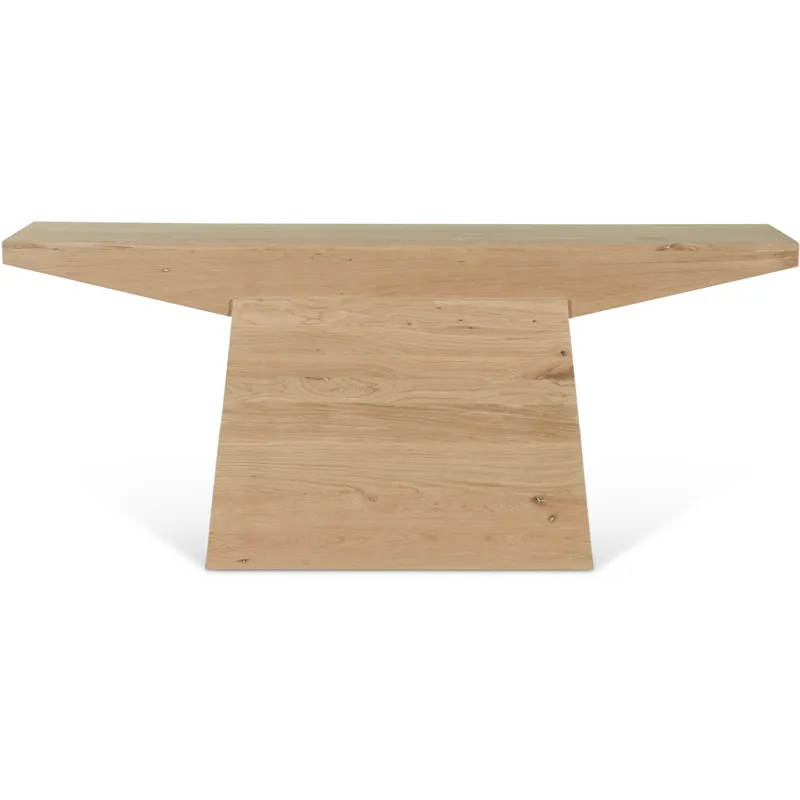 Anvil 68" Console Table in Natural Oak