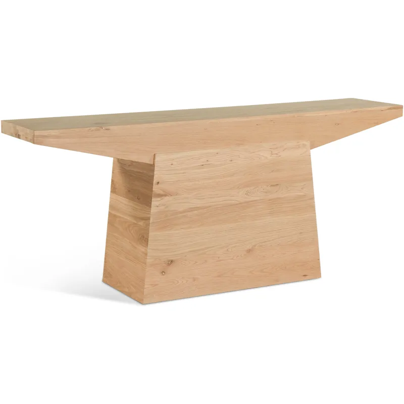Anvil 68" Console Table in Natural Oak