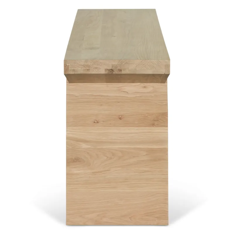 Anvil 68" Console Table in Natural Oak