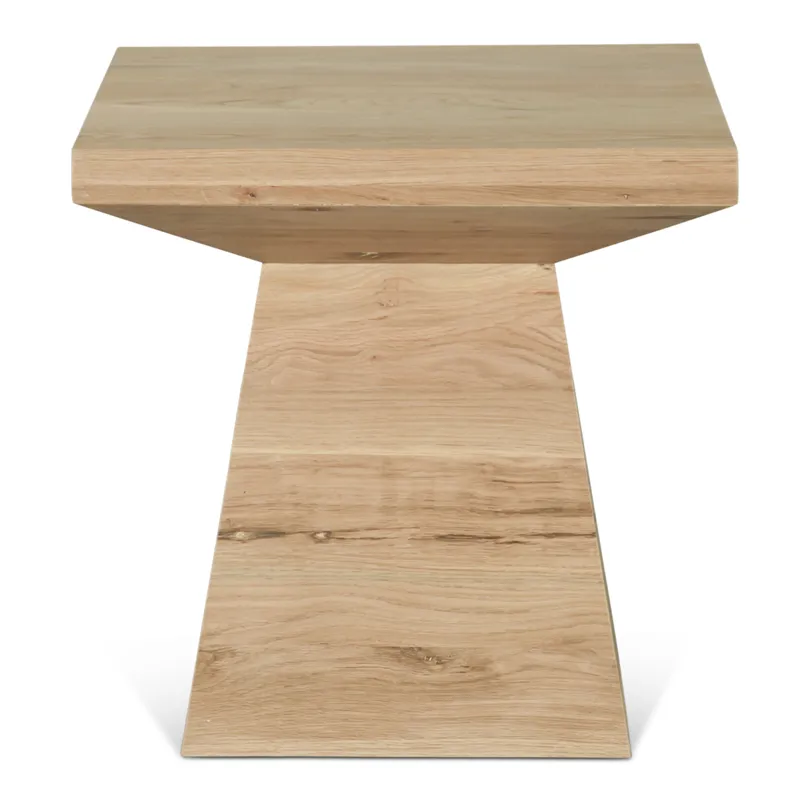 Anvil 24" Side Table in Natural Oak