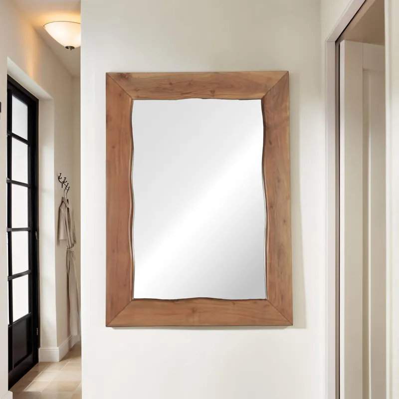 Aspen 43" Mirror Frame in Smoked Acacia