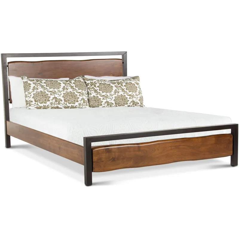 Aspen King Bed in Walnut