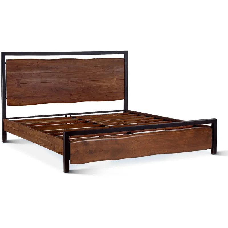 Aspen Queen Bed in Walnut