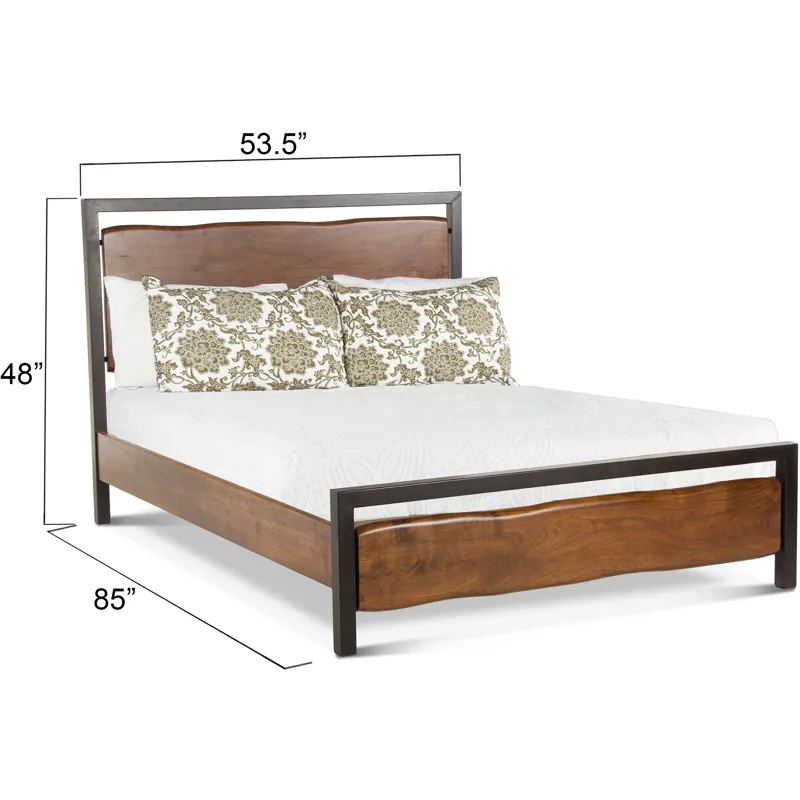 Aspen Queen Bed in Walnut