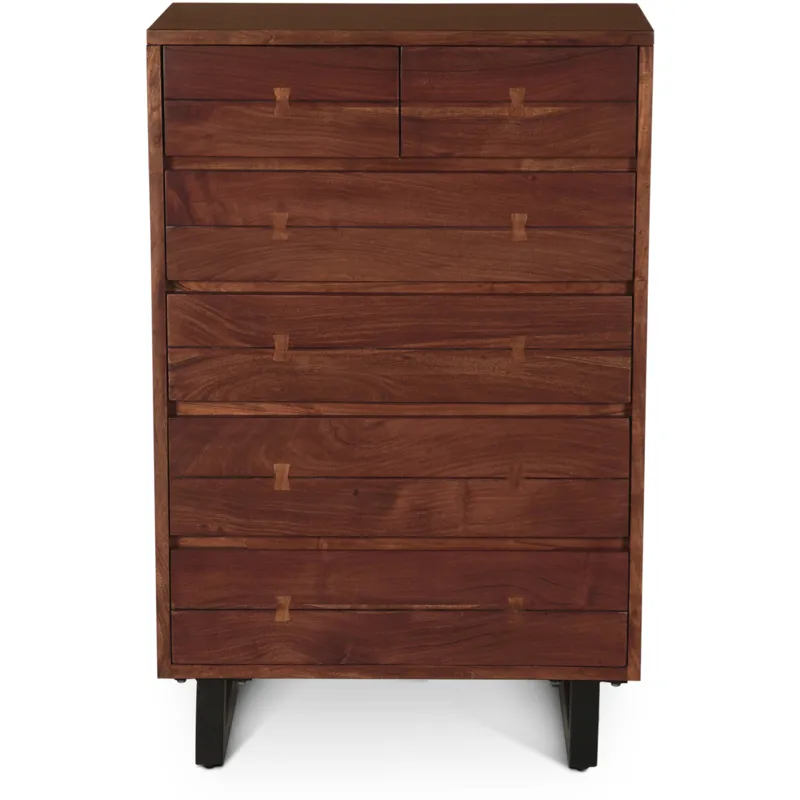 Aspen 34" Tall Chest in Walnut