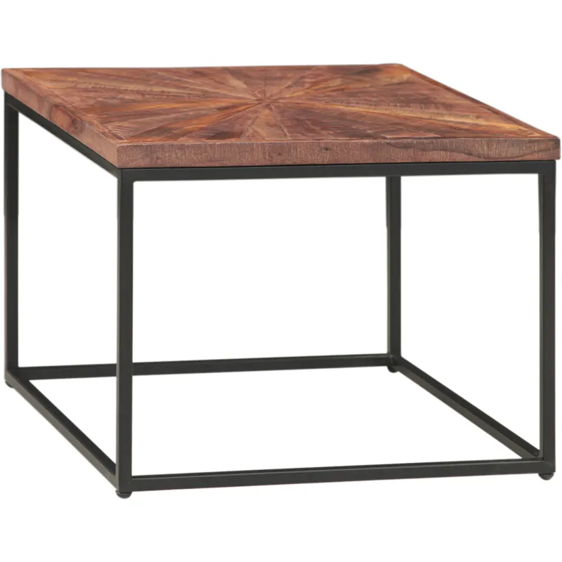 Aster 47" Nesting Coffee Tables in Sunburst Brownstone