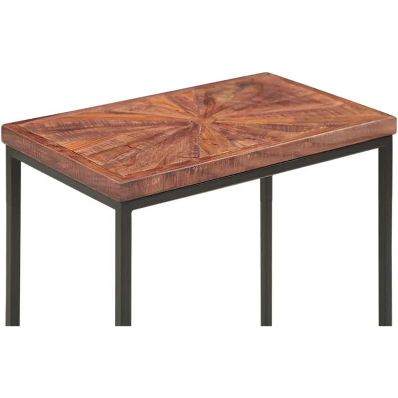 Aster 20" Nesting Side Tables in Sunburst Brownstone