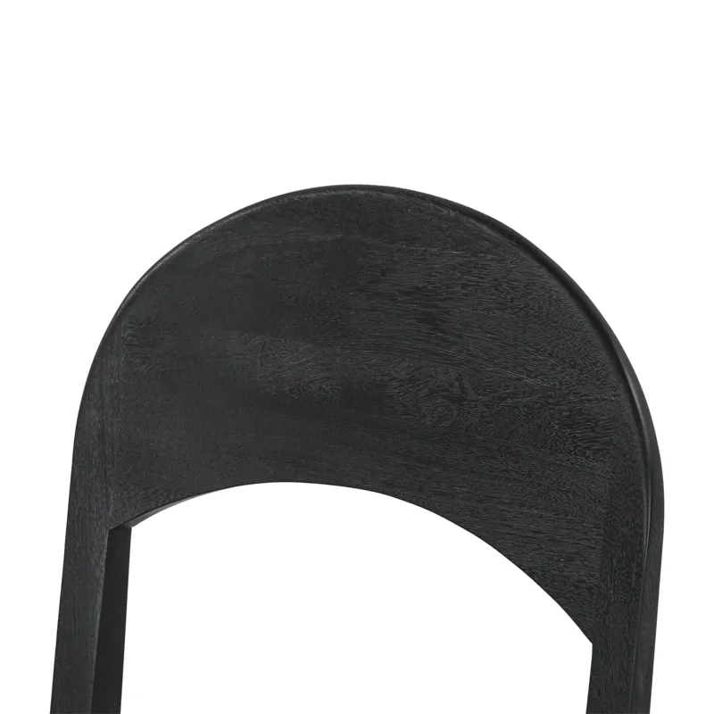Bilboa 18" Upholstered Dining Chair in Black