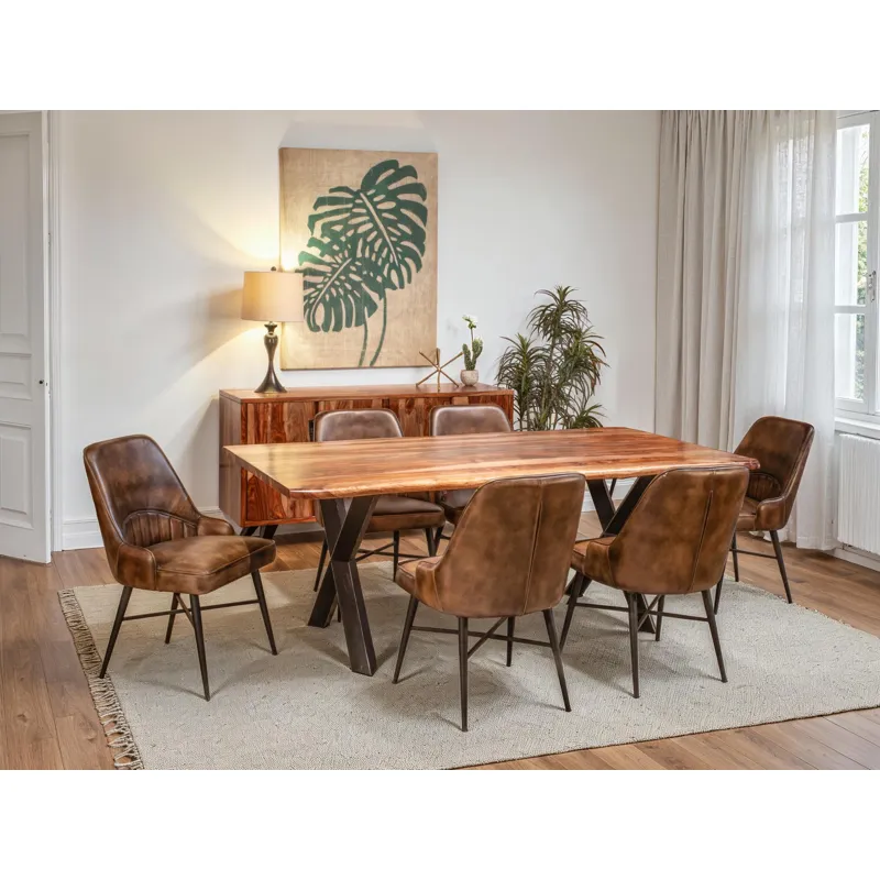 Leeds 21" Dining Chair in Antique Whiskey