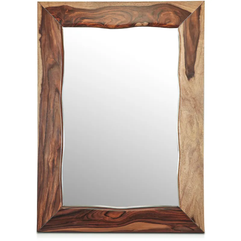 Brisbane 43" Mirror Frame in Natural Sheesham