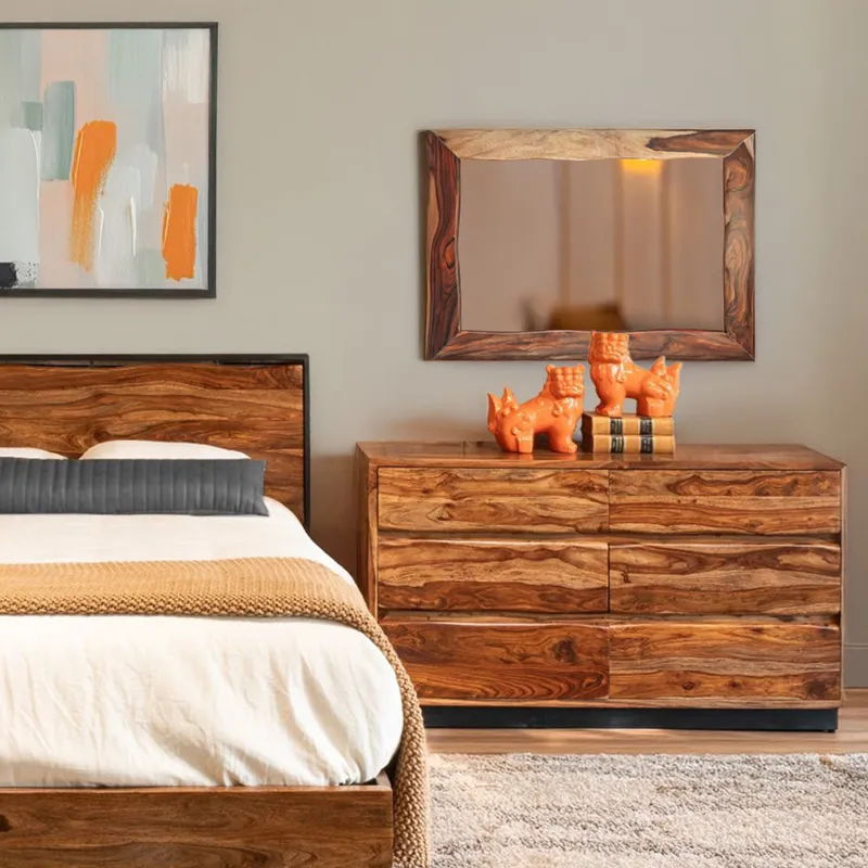 Brisbane 62" Dresser in Natural Sheesham