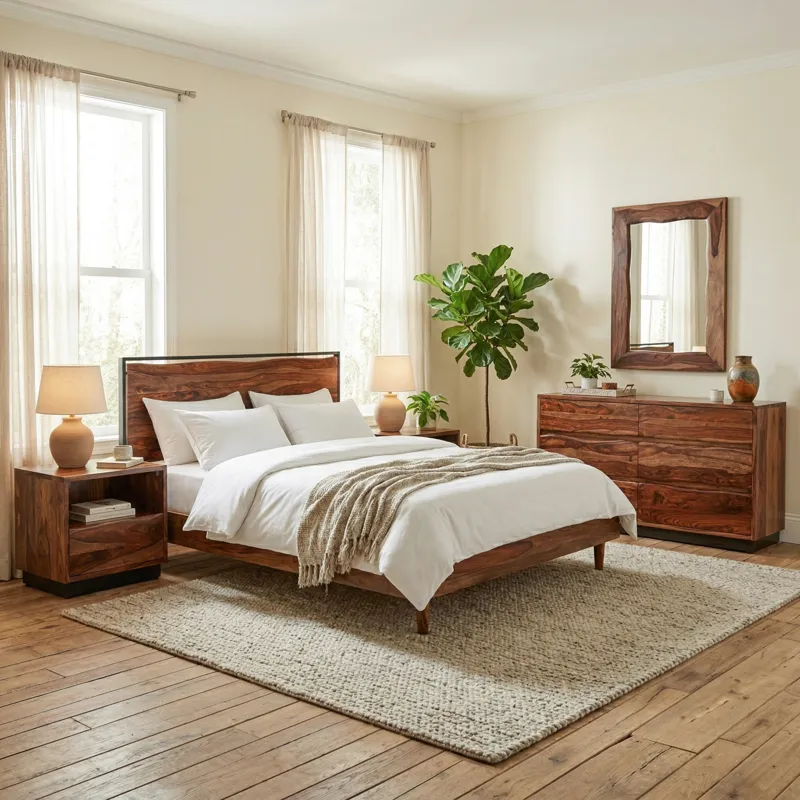 Brisbane 62" Dresser in Natural Sheesham