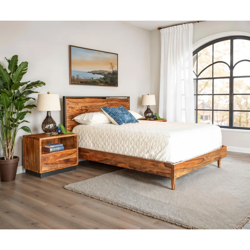 Brisbane 26" Nightstand in Natural Sheesham