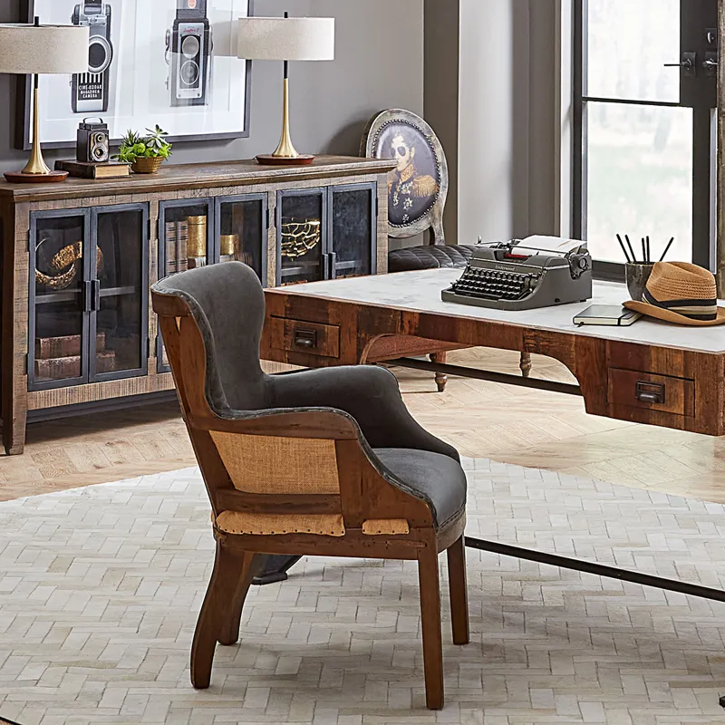 Bowery 63" Marble Office Desk
