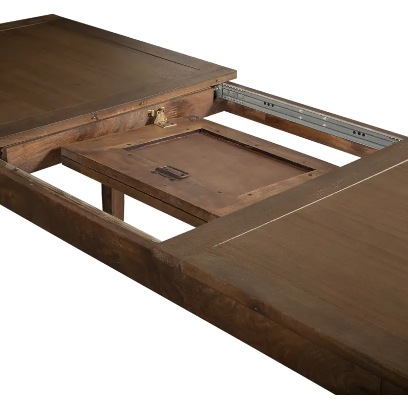 Casablanca 72" Extension Dining Table in Toffee Nut
