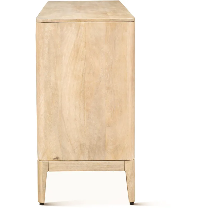 Casablanca 64" Sideboard in Natural White