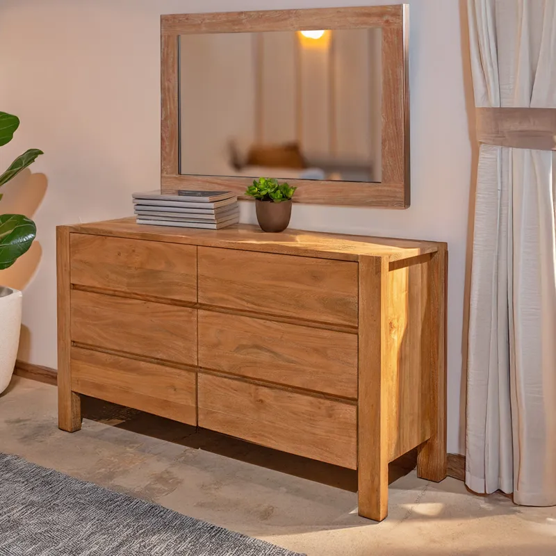 Sedona 60" Dresser in Brushed Acacia